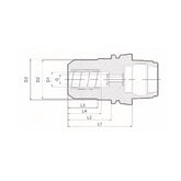 HQ HSK63A Rhino Series  BHQHSK63AHY12080M  BHQHSK63AHY20120M - Big-tools Industrial Supply Tools for Metal Cutting